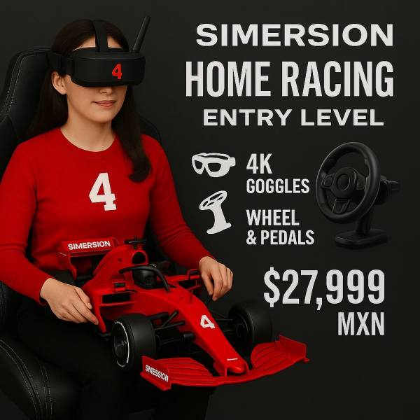 Home Racing 4K – Wheel & Pedals