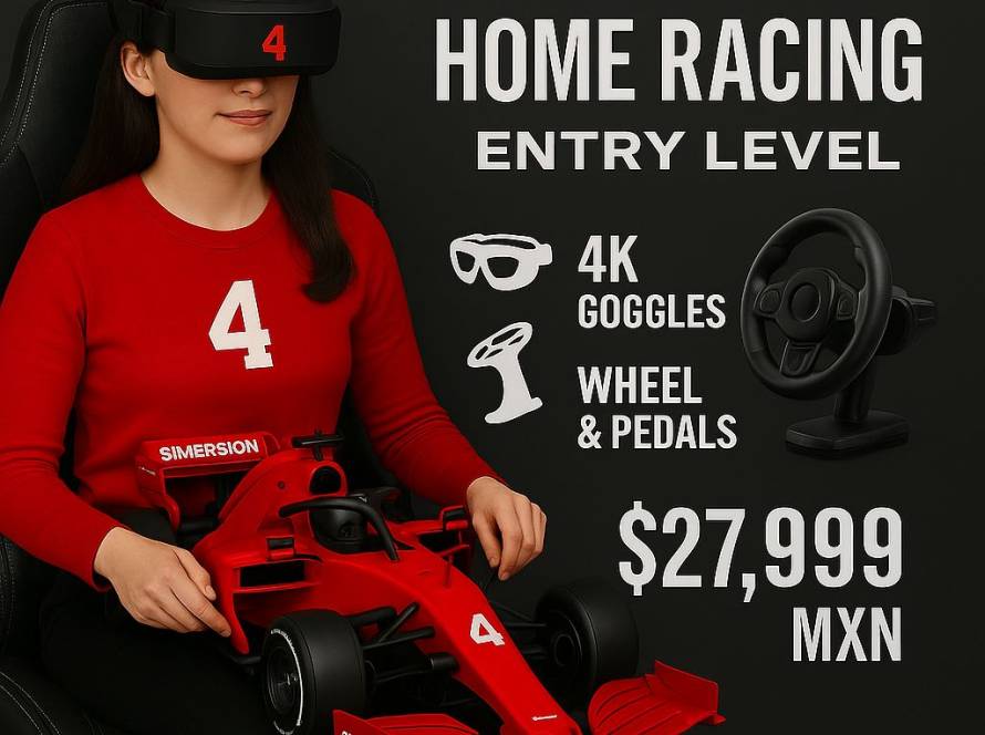 Home Racing 4K – Wheel & Pedals